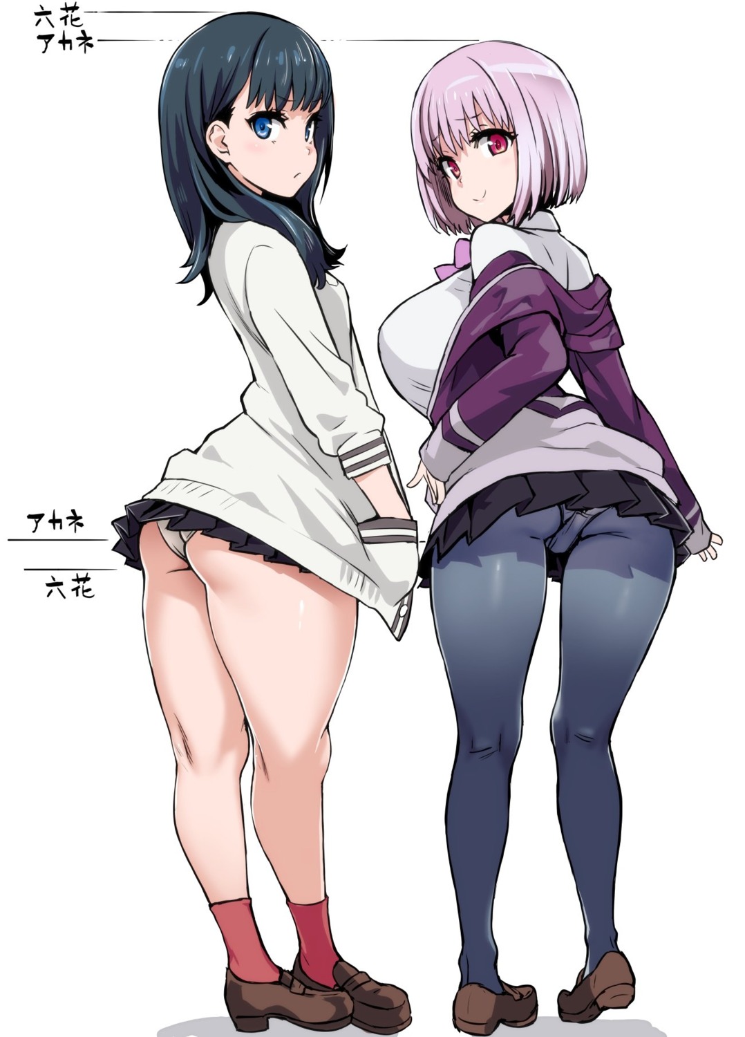 Asanagi Ssss Gridman Shinjou Akane Takarada Rikka Ass Heels Pantsu